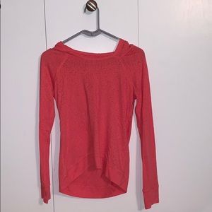 Girls hooded long sleeved shirt